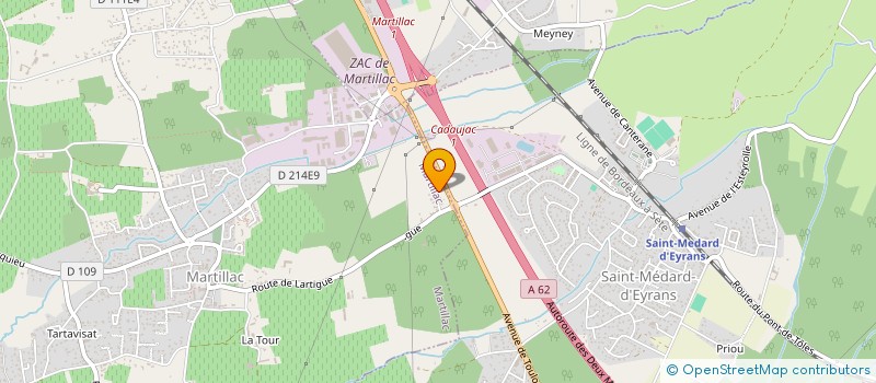 localisation de l'entreprise SARL BONIFACIO ET ASSOCIES à MARTILLAC