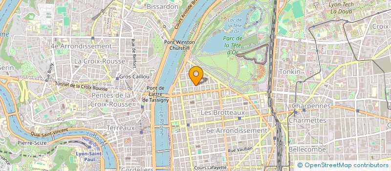 localisation de l'entreprise SARL BONLIEU  LYON 6EME