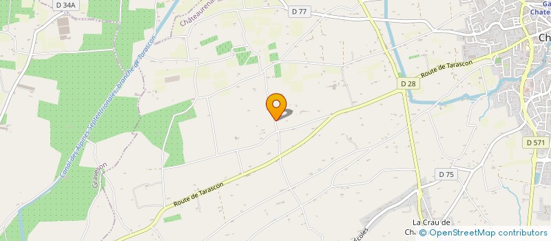 localisation de l'entreprise SARL BONNAFOUX FRERES à CHATEAURENARD