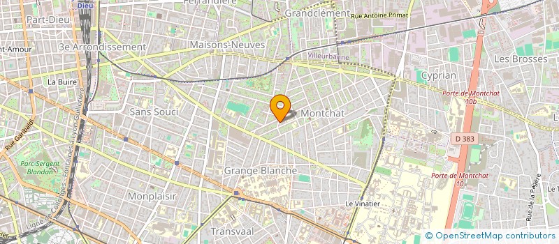 localisation de l'entreprise SARL BONNAND  LYON 3EME