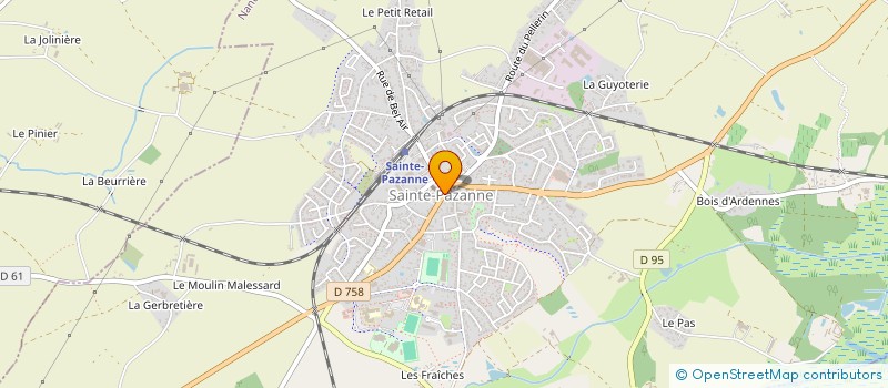 localisation de l'entreprise SARL BONNARD à SAINTE-PAZANNE