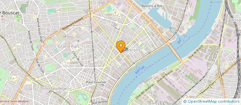 localisation de l'entreprise SARL BONNAUD ENTREPRISE à BORDEAUX
