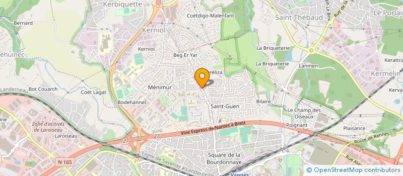 localisation de l'entreprise SARL BONNE ACTION CONCEPT à VANNES