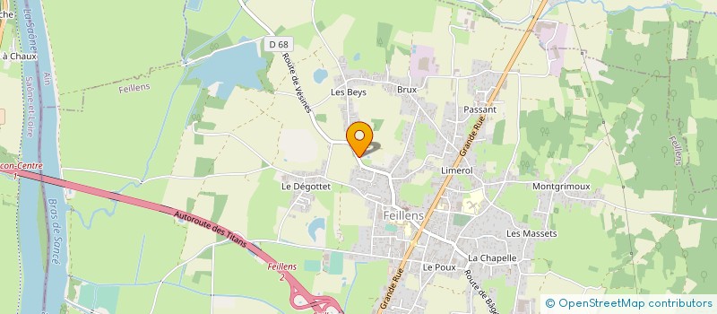 localisation de l'entreprise SARL BONNEFOIT CHAMBARD à FEILLENS