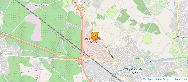 localisation de l'entreprise SARL BONNEMAISON à ARGELES-SUR-MER