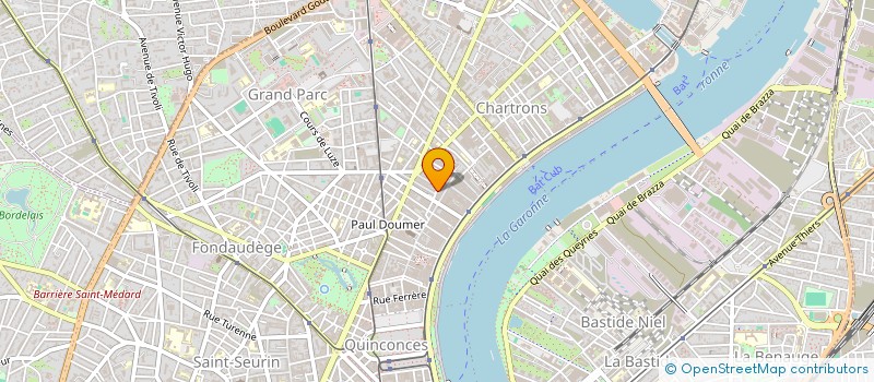 localisation de l'entreprise SARL BONNET & ASSOCIES  BORDEAUX