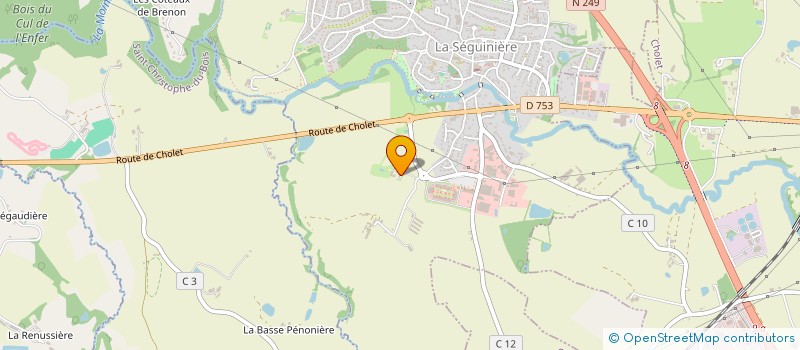 localisation de l'entreprise SARL BONNET-RETAILLEAU  LA SEGUINIERE