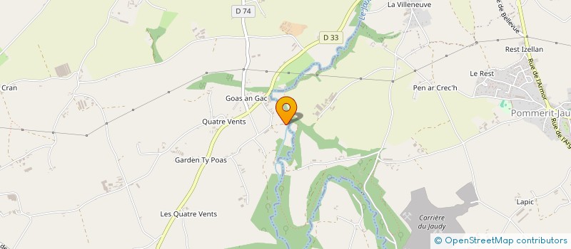 localisation de l'entreprise SARL BONNIEC à LANGOAT