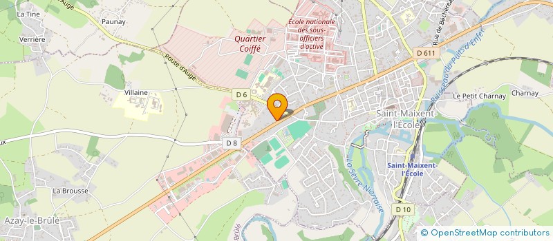 localisation de l'entreprise SARL BONNIN  SAINT-MAIXENT-L'ECOLE