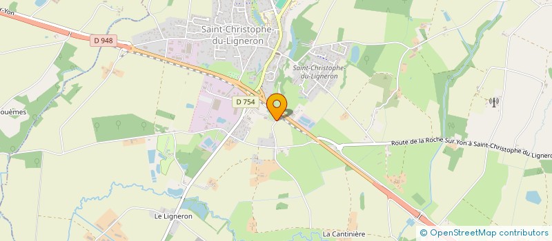 localisation de l'entreprise SARL BONNIN-DUGUE à SAINT-CHRISTOPHE-DU-LIGNERON