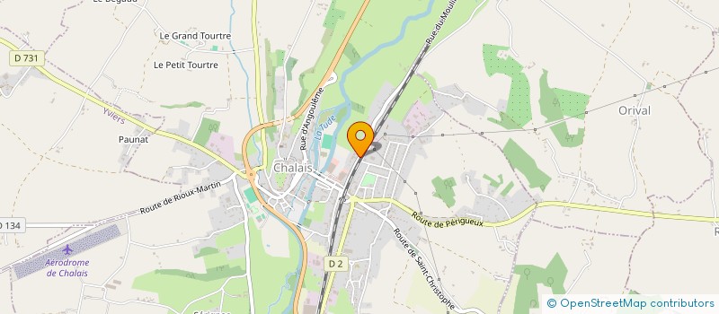 localisation de l'entreprise SARL BONNIN YVES à CHALAIS