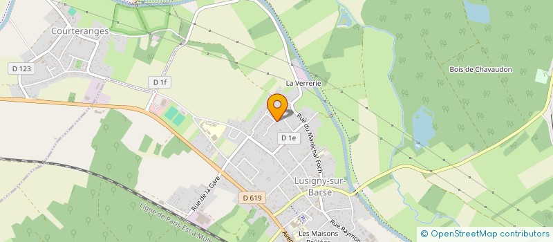 localisation de l'entreprise SARL BONTEMPS à LUSIGNY-SUR-BARSE