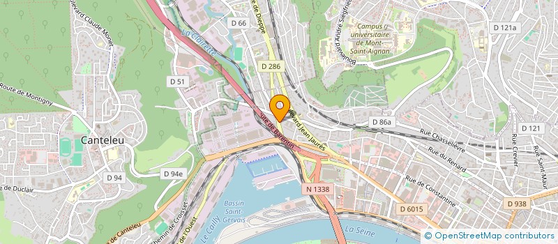 localisation de l'entreprise SARL BONTEMPS  ROUEN