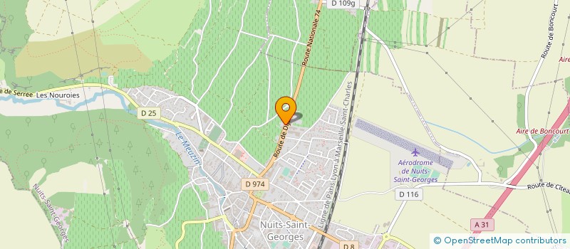 localisation de l'entreprise SARL BONVIN à NUITS-SAINT-GEORGES