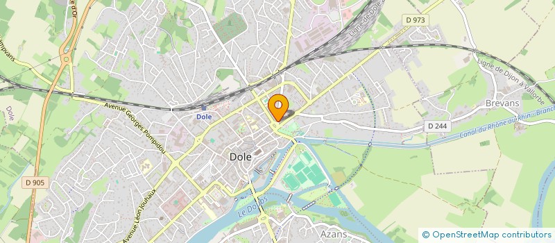 localisation de l'entreprise SARL BOOSTER DE PROPRETE à DOLE