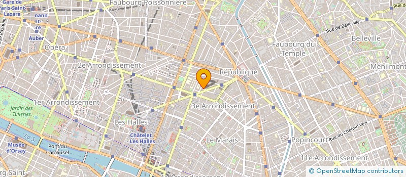 localisation de l'entreprise SARL BORDA CUIR à PARIS