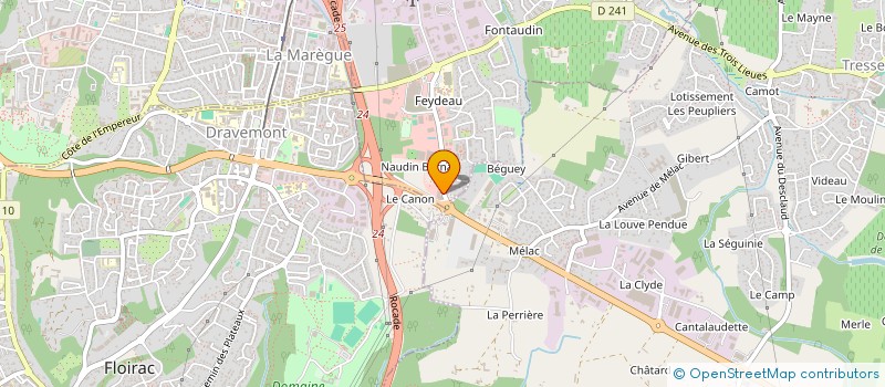 localisation de l'entreprise SARL BORDEAUX FETES  ARTIGUES-PRES-BORDEAUX