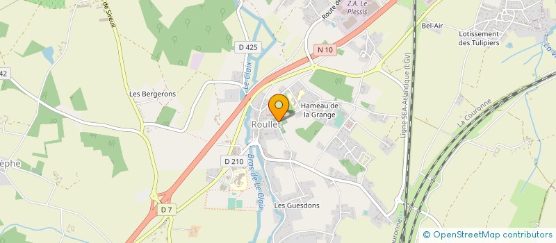 localisation de l'entreprise SARL BORDERIE  ROULLET-SAINT-ESTEPHE