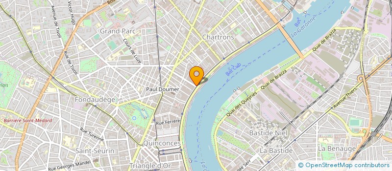 localisation de l'entreprise SARL BORDO PLUS  BORDEAUX