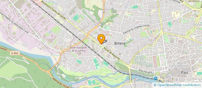 localisation de l'entreprise SARL BORETTI  BILLERE