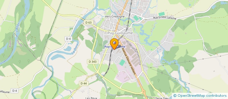 localisation de l'entreprise SARL BOREV à PUY-GUILLAUME
