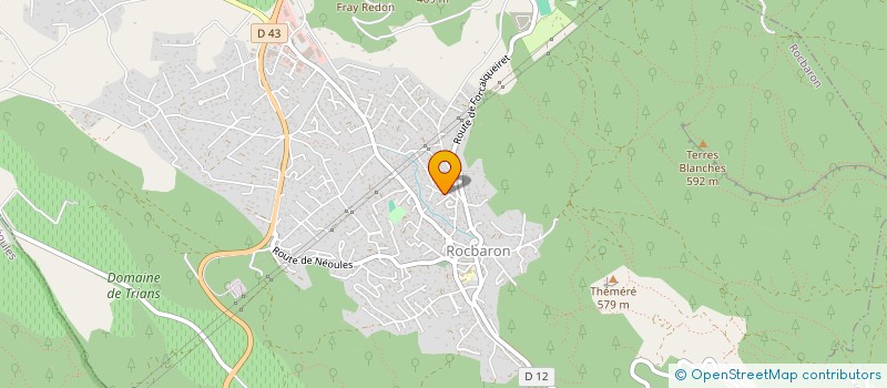 localisation de l'entreprise SARL BORG  ROCBARON