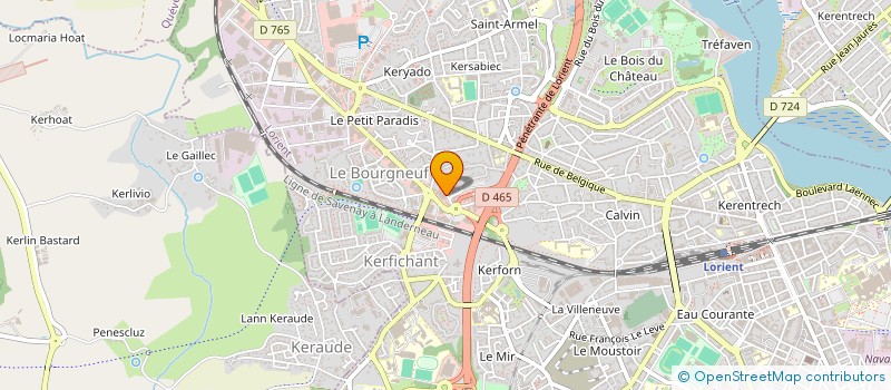 localisation de l'entreprise SARL BORG INTERNATIONAL  LORIENT