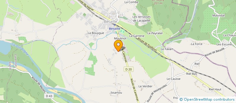 localisation de l'entreprise SARL BORIS JANOT  BETAILLE