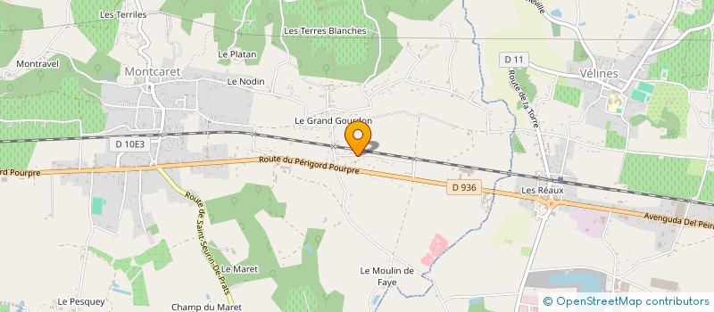 localisation de l'entreprise SARL BORNERIE à MONTCARET