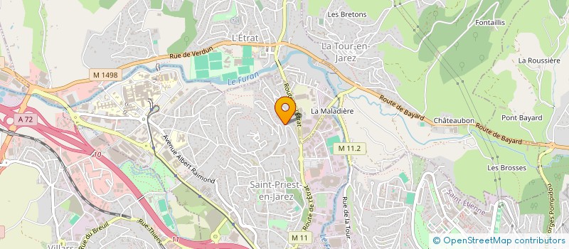 localisation de l'entreprise SARL BORNINDJA à SAINT-PRIEST-EN-JAREZ