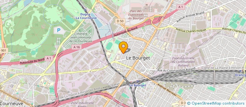 localisation de l'entreprise SARL BORTONI à LE BOURGET