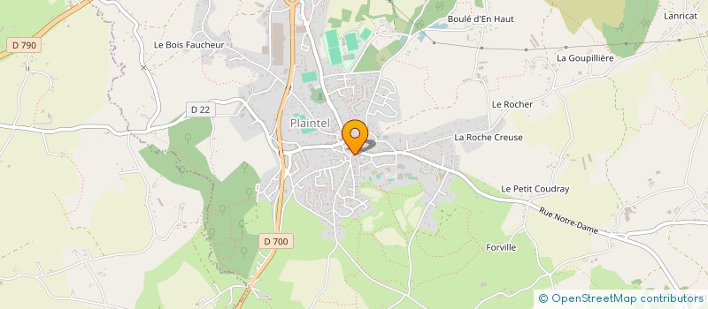 localisation de l'entreprise SARL BOSCHAT à PLAINTEL