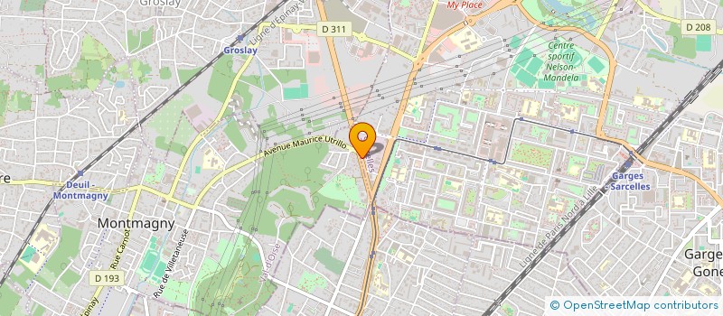 localisation de l'entreprise SARL BOSSBAT à SARCELLES