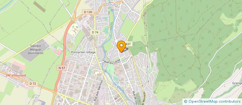 localisation de l'entreprise SARL BOST  PONTARLIER