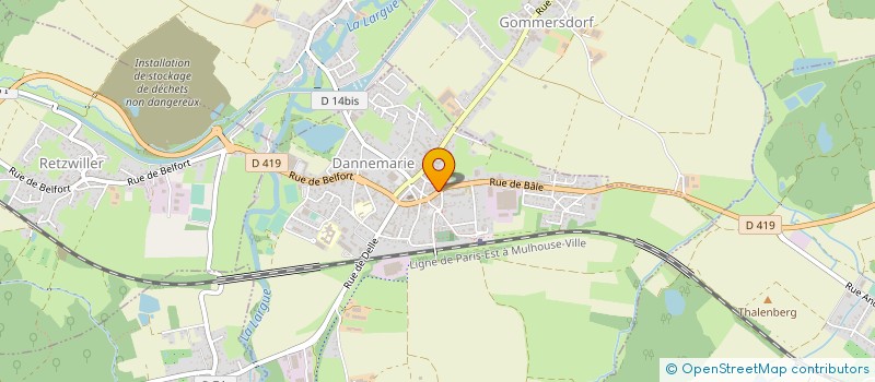 localisation de l'entreprise SARL BOTANIE à DANNEMARIE