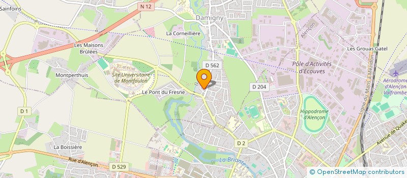 localisation de l'entreprise SARL BOTHET à ECOUVES
