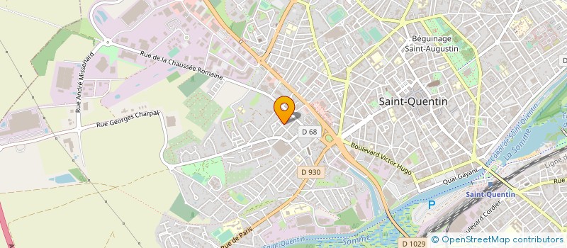 localisation de l'entreprise SARL BOU GUILBERT à SAINT-QUENTIN