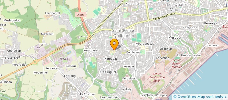 localisation de l'entreprise SARL BOU TIK à BREST