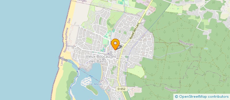 localisation de l'entreprise SARL BOUCAU  VIEUX-BOUCAU-LES-BAINS