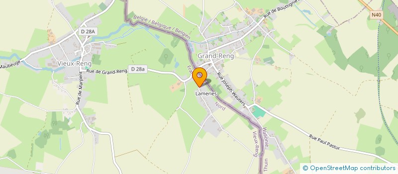 localisation de l'entreprise SARL BOUCHARD L ESCAUT FRANCE à VIEUX-RENG
