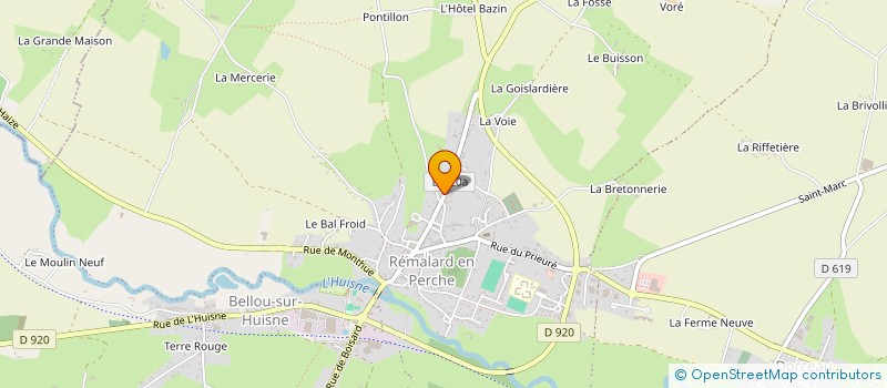 localisation de l'entreprise SARL BOUCHARINC AUTOMOBILES à REMALARD-EN-PERCHE