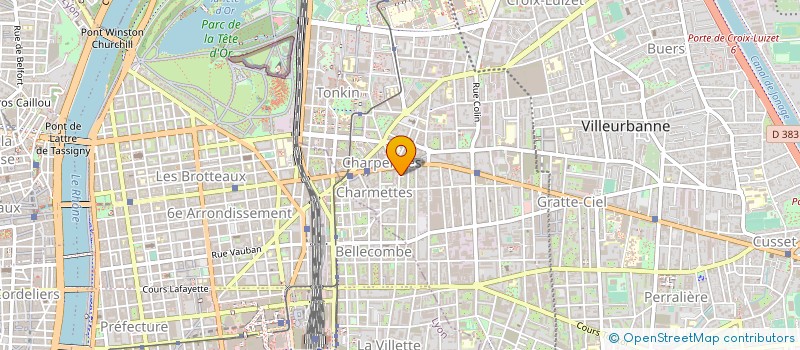 localisation de l'entreprise SARL BOUCHENE  VILLEURBANNE