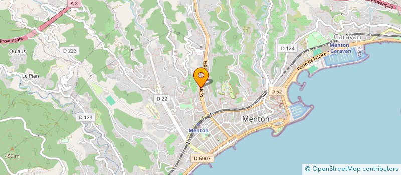 localisation de l'entreprise SARL BOUCHER PERE ET FILS à MENTON