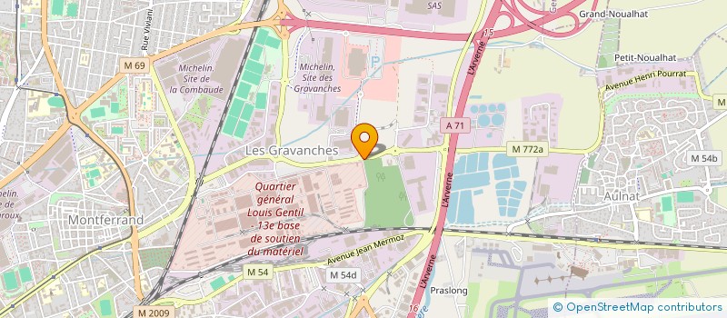 localisation de l'entreprise SARL BOUCHERIE 2000  CLERMONT-FERRAND