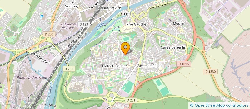 localisation de l'entreprise SARL BOUCHERIE ALIMENTATION D'ORIENT à CREIL