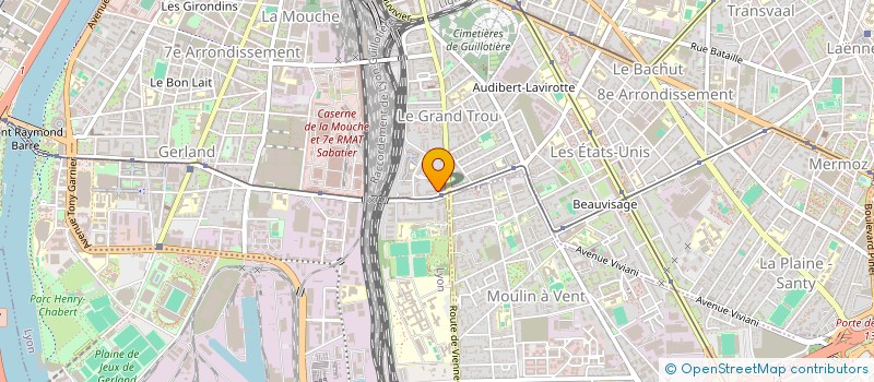 localisation de l'entreprise SARL BOUCHERIE BARIKA  LYON