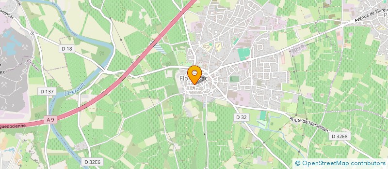 localisation de l'entreprise SARL BOUCHERIE CHARCU TRAITE BOURGEOIS à FLORENSAC
