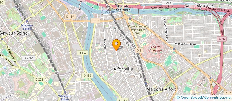 localisation de l'entreprise SARL BOUCHERIE DE L'AVENIR à ALFORTVILLE