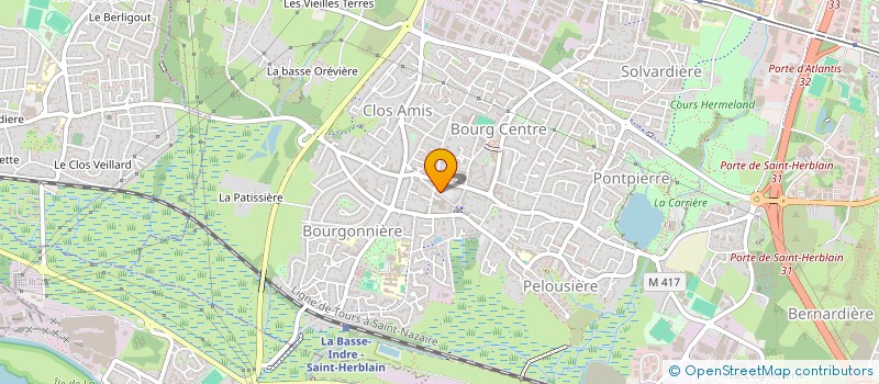 localisation de l'entreprise SARL BOUCHERIE DES ARCADES  SAINT-HERBLAIN