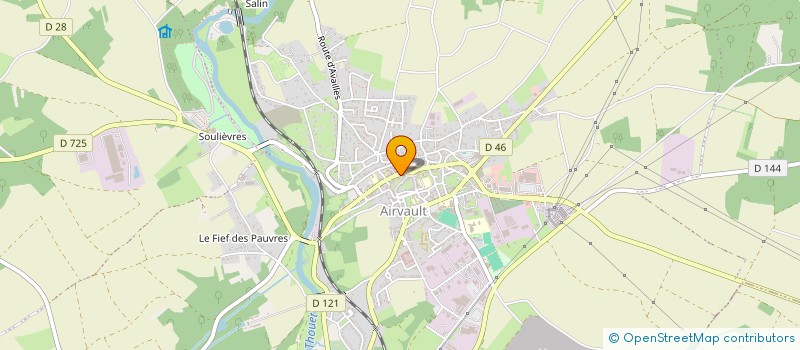 localisation de l'entreprise SARL BOUCHERIE DES HALLES  AIRVAULT